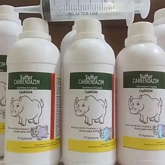 Desinfektan Cap Badak Sulfur Carbendazim Termurah