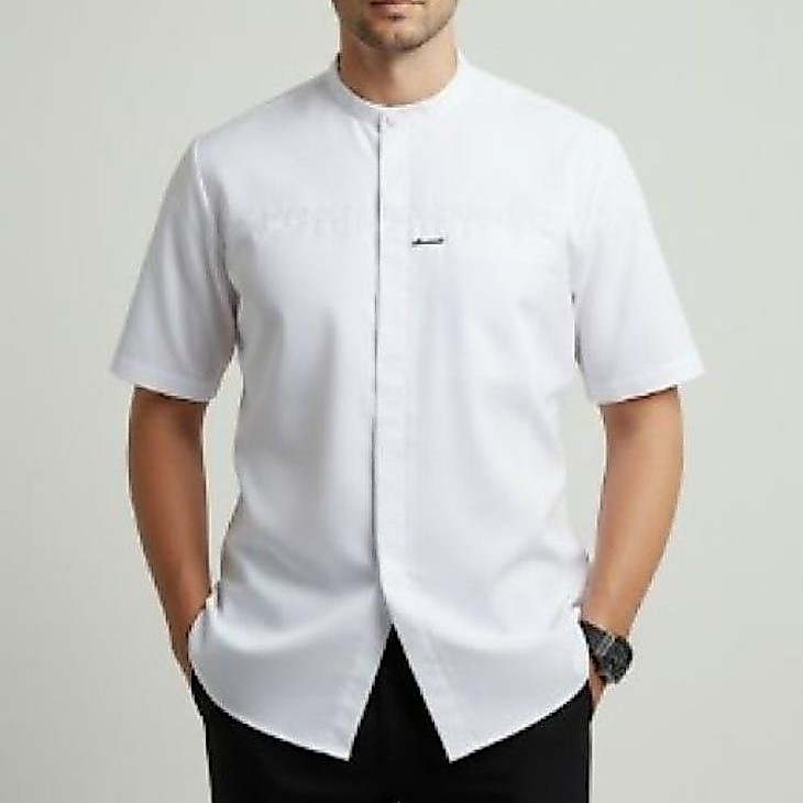 RABBANI ORI - Baju Koko Rabbani Putih Pria – Lengan Panjang & Pendek Premium Original Muslim Dewasa