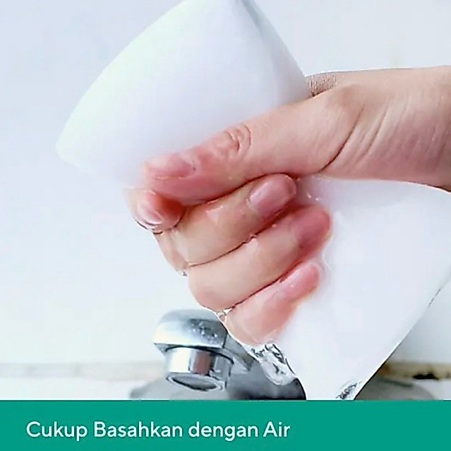 10 pcs . Spons Ajaib Melamine Nano Magic Sponge - Pembersih Kerak Panci & Noda Sepatu Serbaguna ⁠ . 