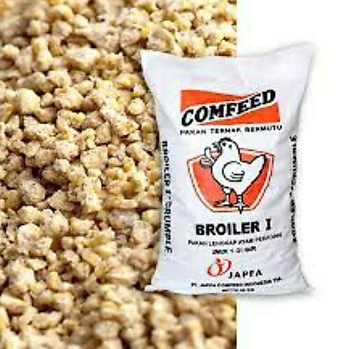 Comfeed Broiler 1 BR Pakan Ayam - Bebek - Entog umur 0 - 21 Hari 1 Kg