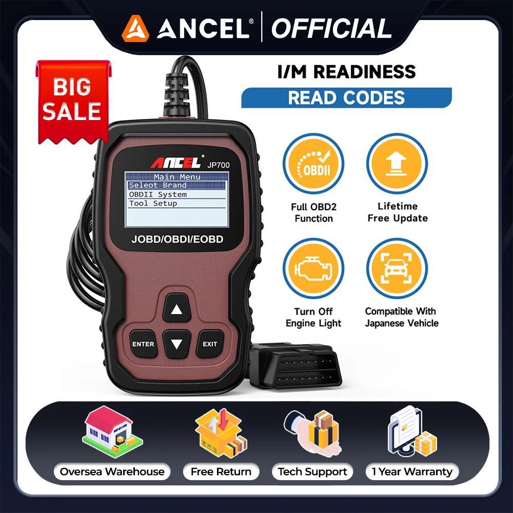 2026 Ancel JP700 JOBD OBD2 Japanese Car Scanner For Honda Toyota Nissan Mazda Mitsubishi OBD2 Diagno