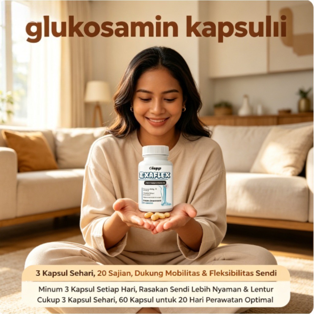 Clapp EXAFLEX mengandung kunyit, MSM, quercetin, bromelain untuk membantu meredakan ketidaknyamanan 