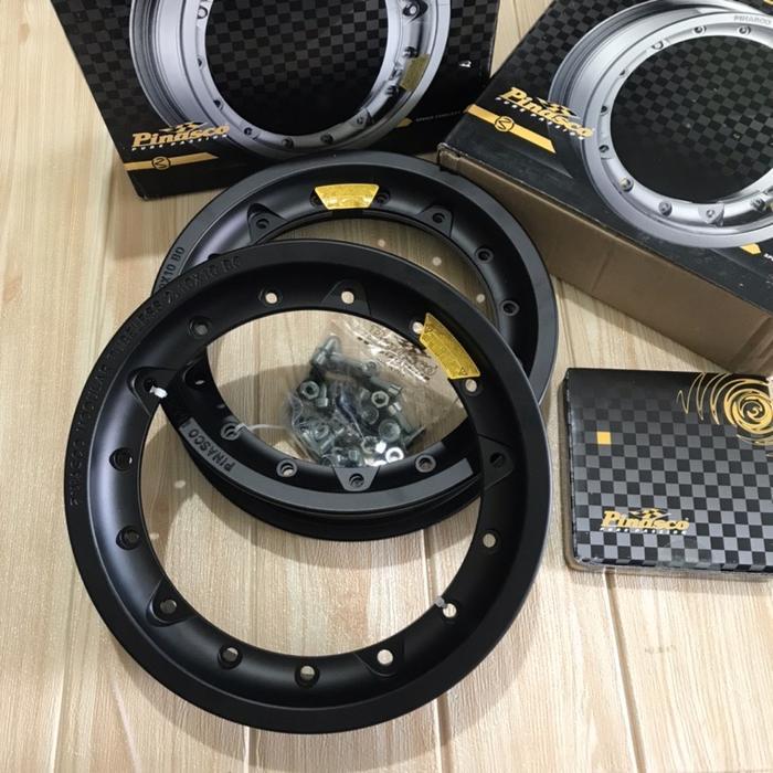 velg tubeless modular pinasco ORIGINAL vespa largeframe smallframe - Hitam