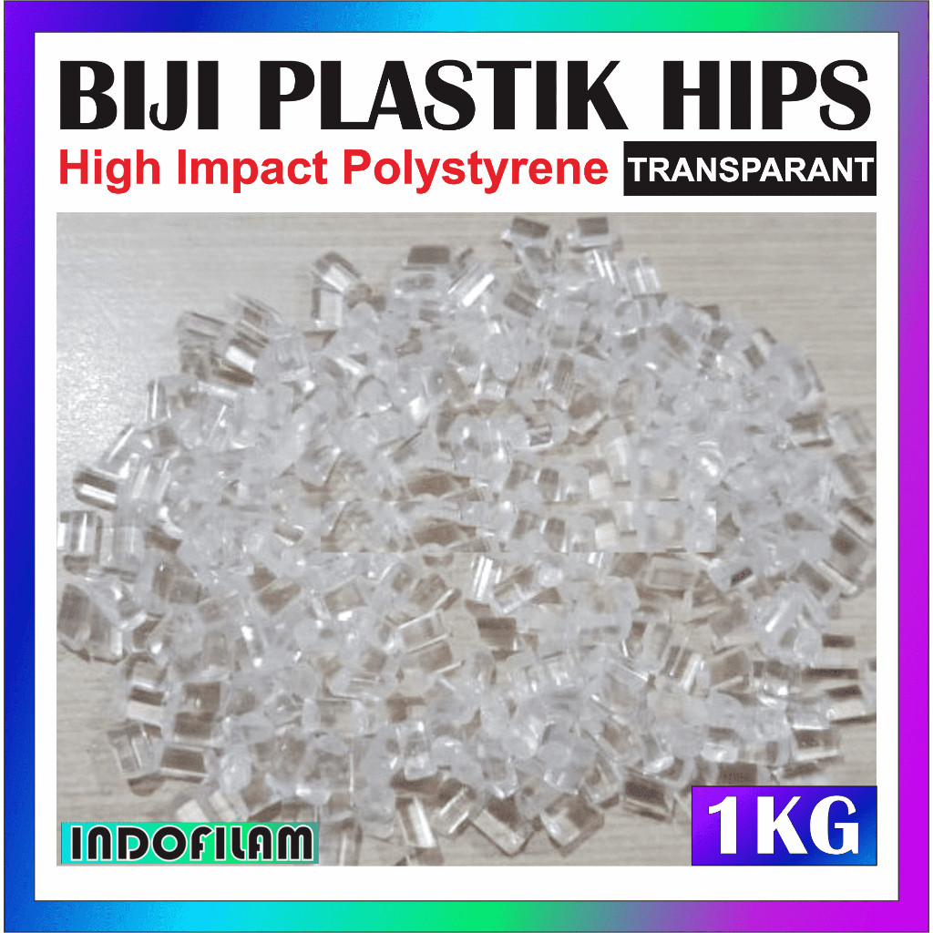 PROMO1 KG BIJI PLASTIK ABS HIPS PP HDPE INJECTION EXTRUDER BLOWING PLASTIC ASLI ORIGINAL TRANSPARANT