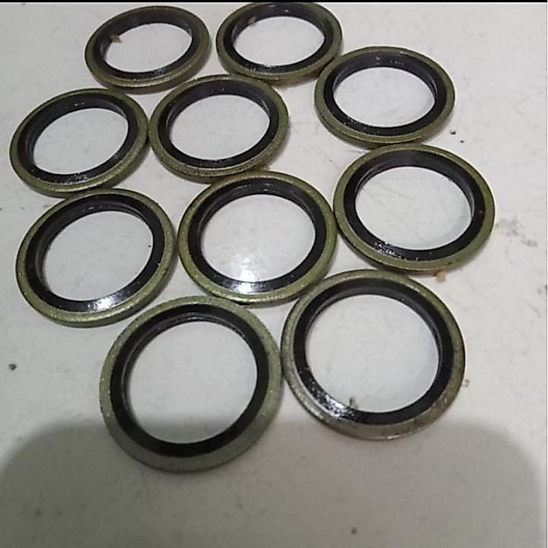 Gasket Seal Ring Baut Solar Karet M 8 Kunci 12