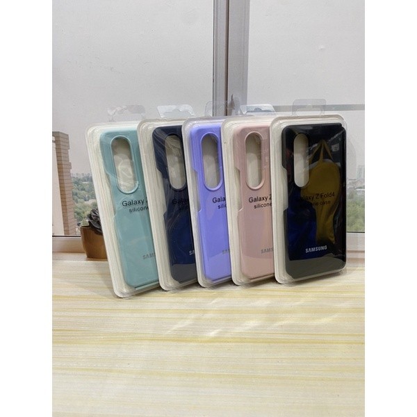 Samsung Z Fold 6 Z Fold 5 5G Z Fold 4 Z Fold 3 Silicone Case Soft Anti Jamuran Soft Case Macaroon