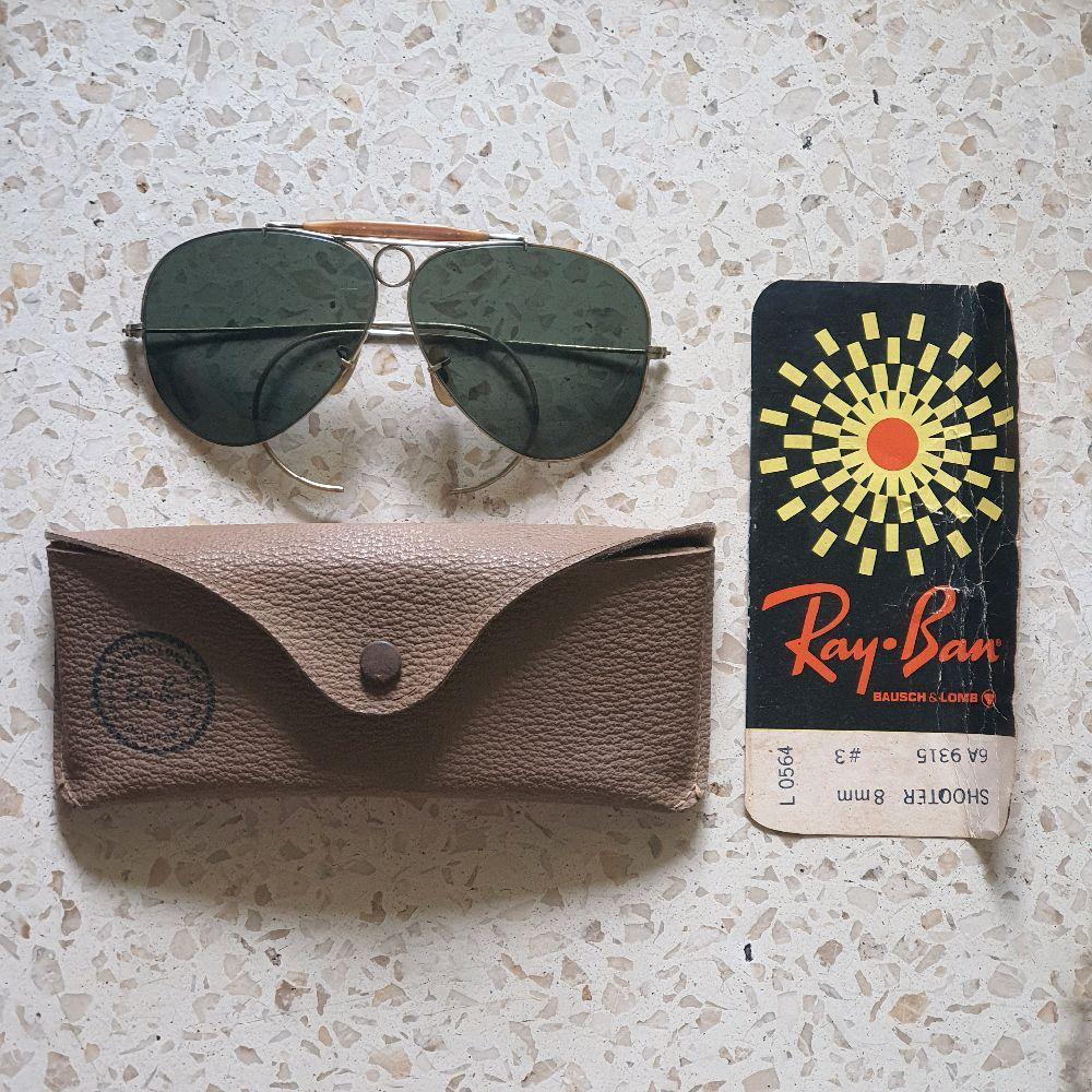 kacamata ray ban shooter lawas vintage sunglasses bekas preloved second Eyewear
