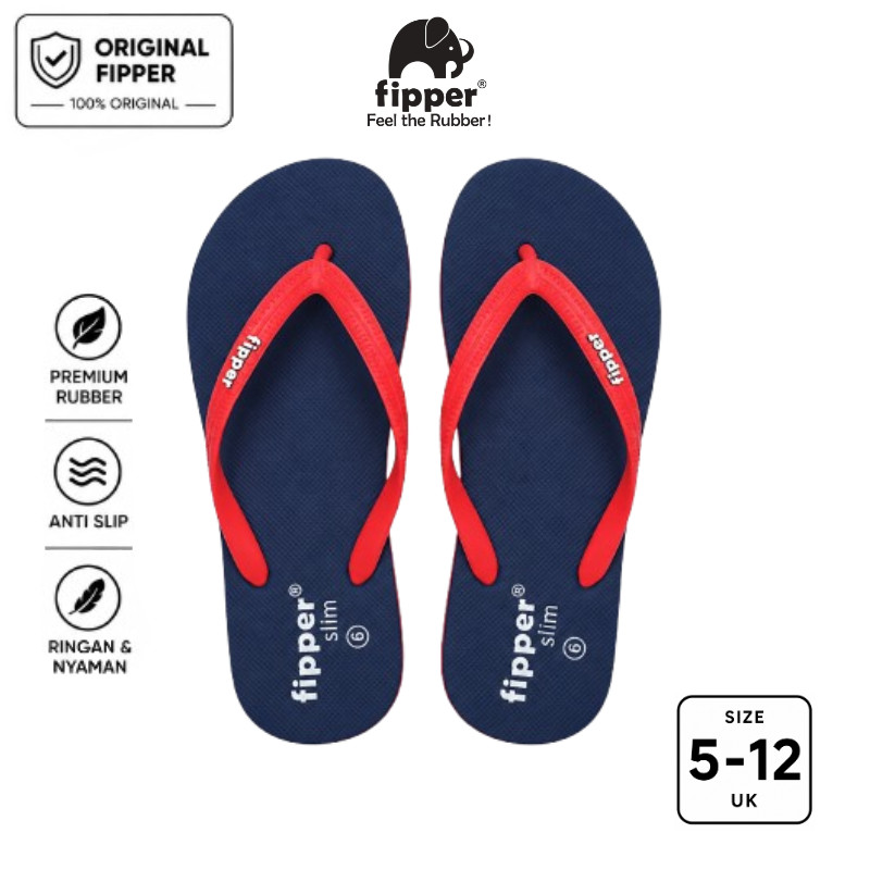 Fipper - Slim Navy / Red