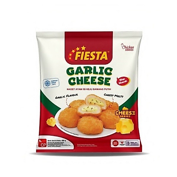 FIESTA CHICKEN NUGGET GARLIC CHEESE 400 GR