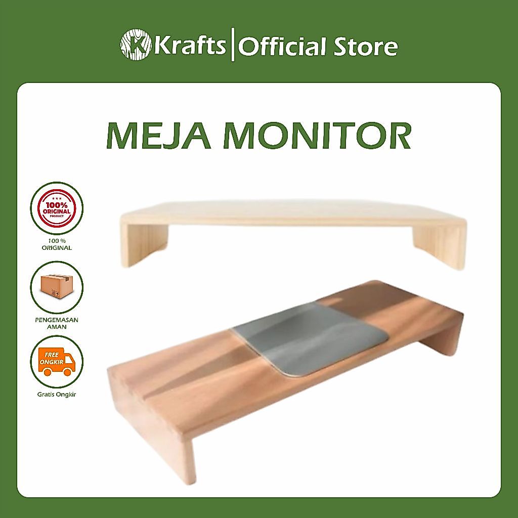 [ KRAFTS ] Stand Monitor | Dudukan Komputer | Meja Monitor Komputer