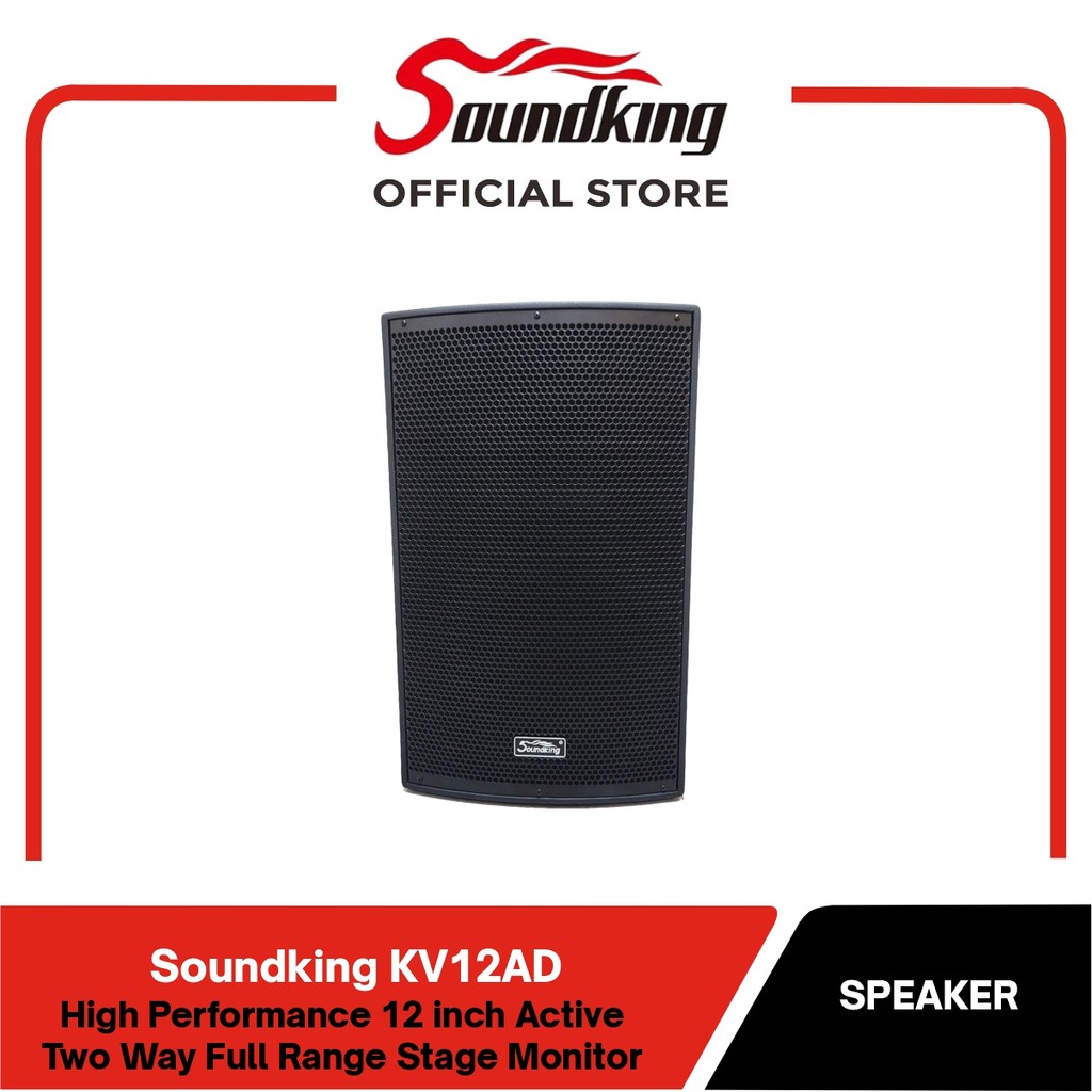Soundking KV12AD High Performance 12 inch Active Two Way Full Range Stage Monitor for Live Sound Act