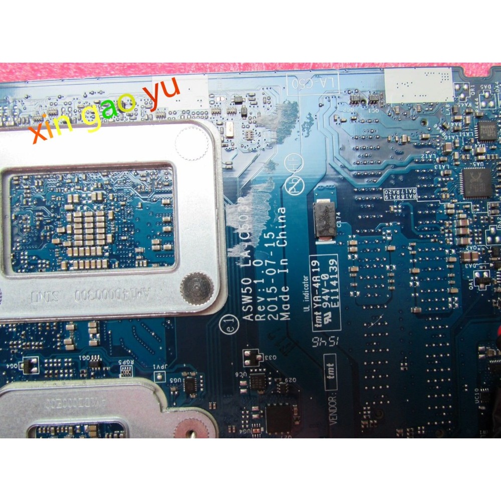 FOR HP For ENVY 15-A Laptop Motherboard 831879-001 ASW50 LA-C503P I7-6500u gtx950m 100%  Tested Ok