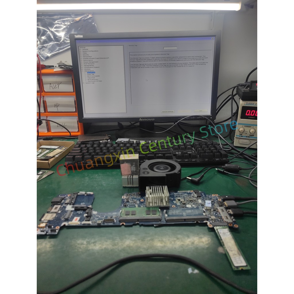 For Dell Latitude 7480 E7480 Laptop motherboard LA-E131P with CPU I7-6650U I7-7600U 100% Tested Full
