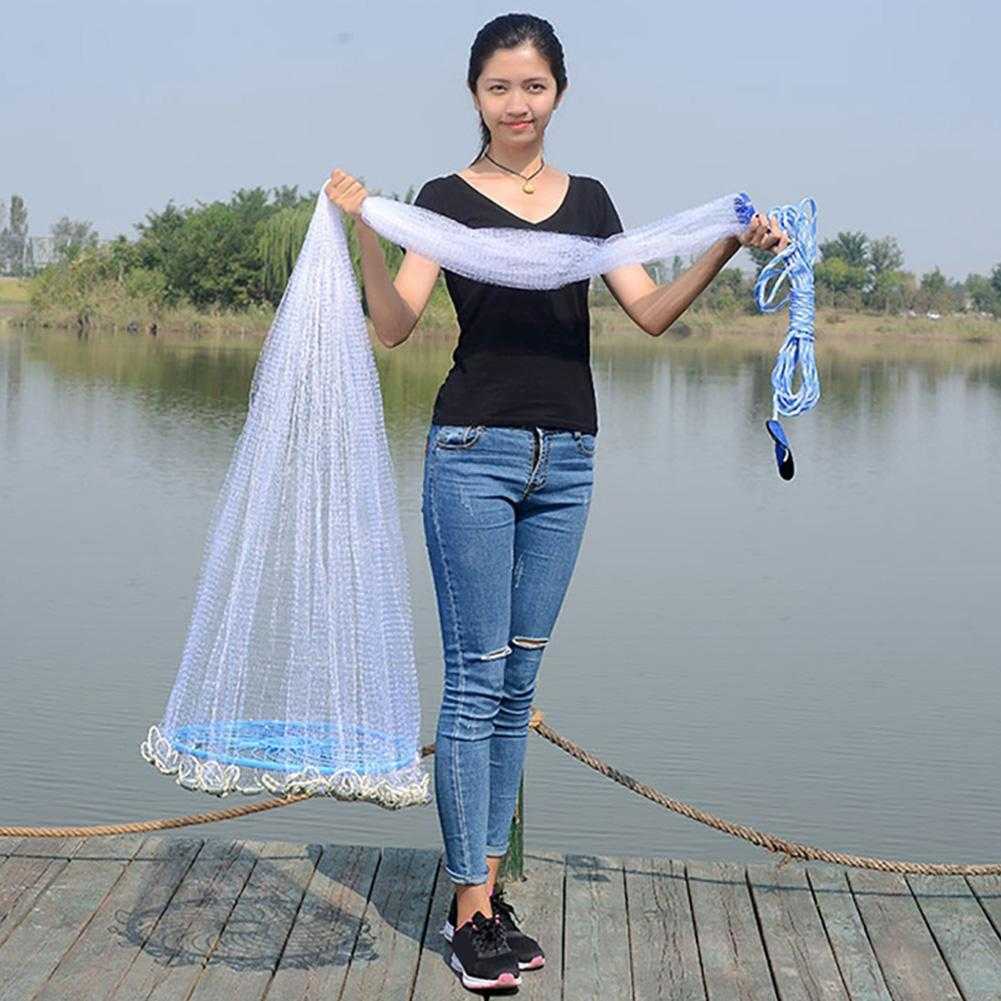 COD Jala Jaring Ikan Lempar Alat Jebakan Perangkap Penangkap Ikan Kecil Besar Udang Lobster Kepiting