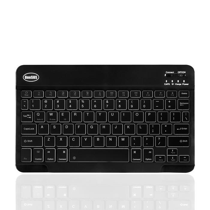 OneSOS Keyboard Bluetooth - Universal - Black, Trackpad 9.4"