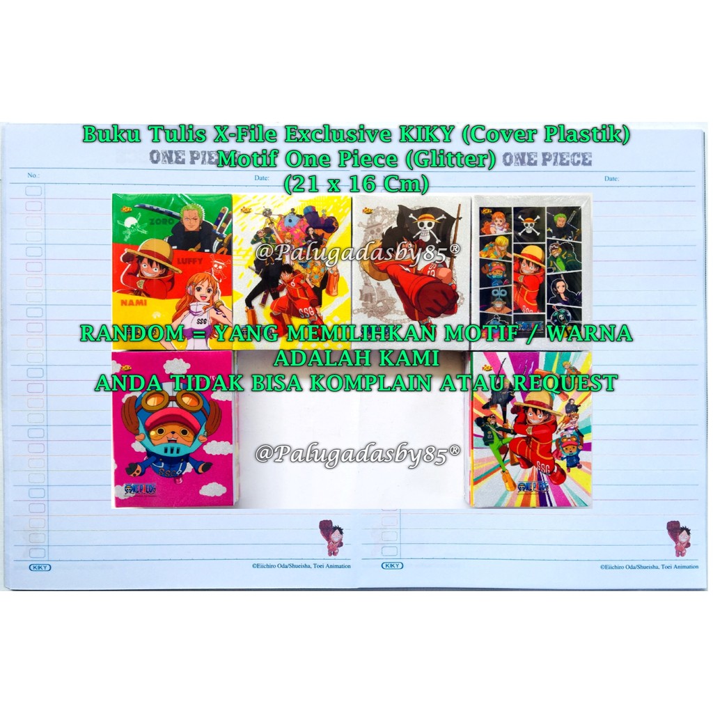 (1 Biji) Buku Tulis KIKY X-File Exclusive 38 Cover Plastik + Glitter - Kiky 38 X-File (1 Biji)