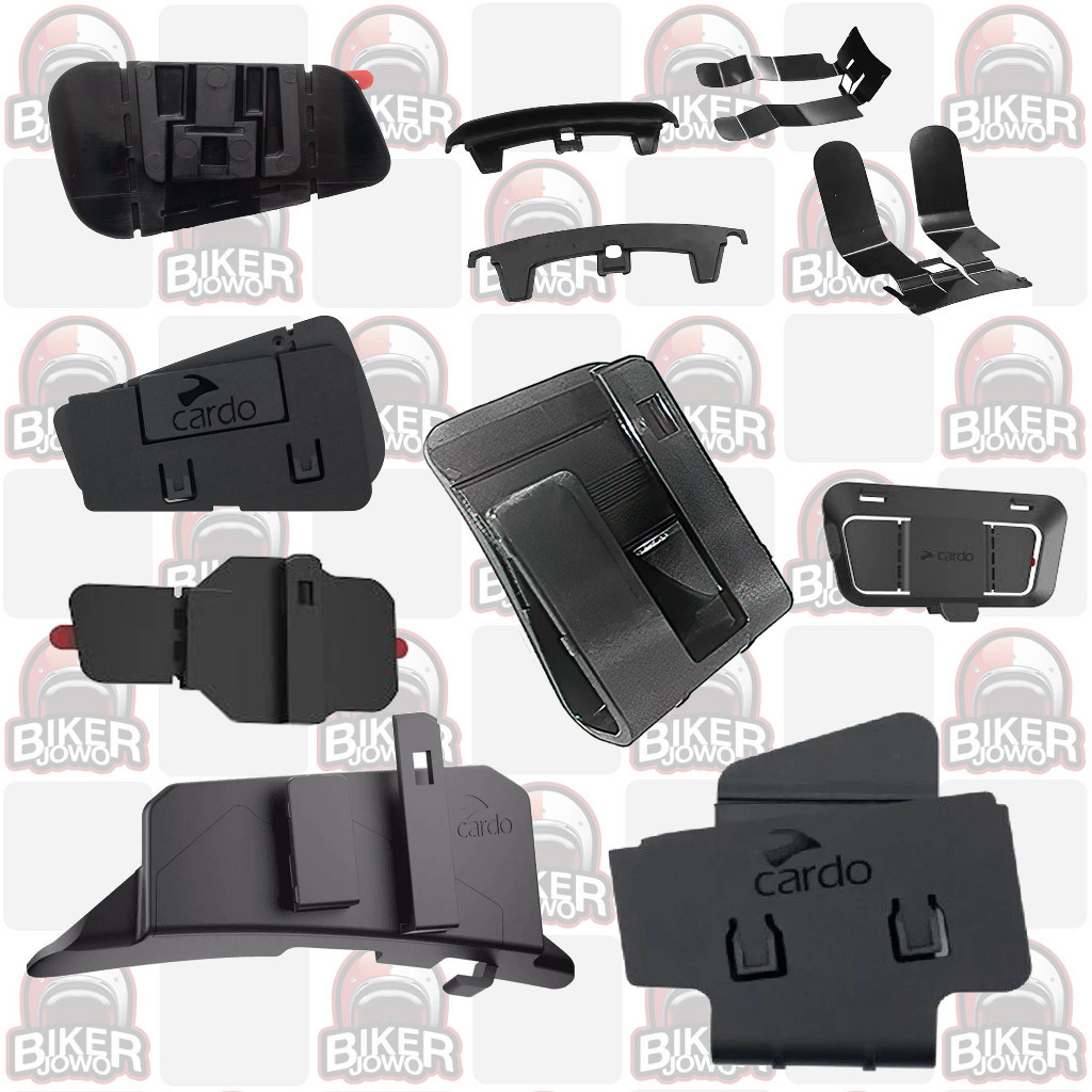 Clamp Jepit Tempel Cardo Packtalk Pro Bold Black Edge Custom Slim Neo Outdoor Freecom 1+ 2+ 4+ 2X 4X