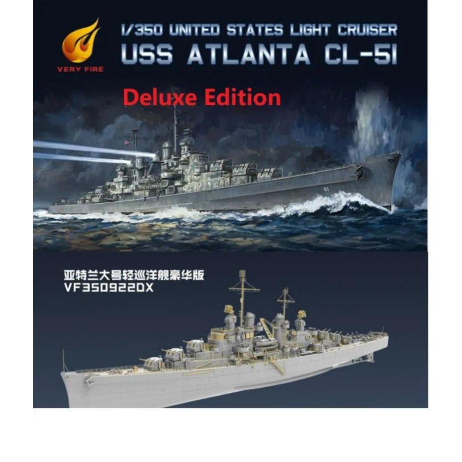 VERYFIRE VF350922DX United States Light Cruiser Uss Atlanta CL5I Deluxe Etion