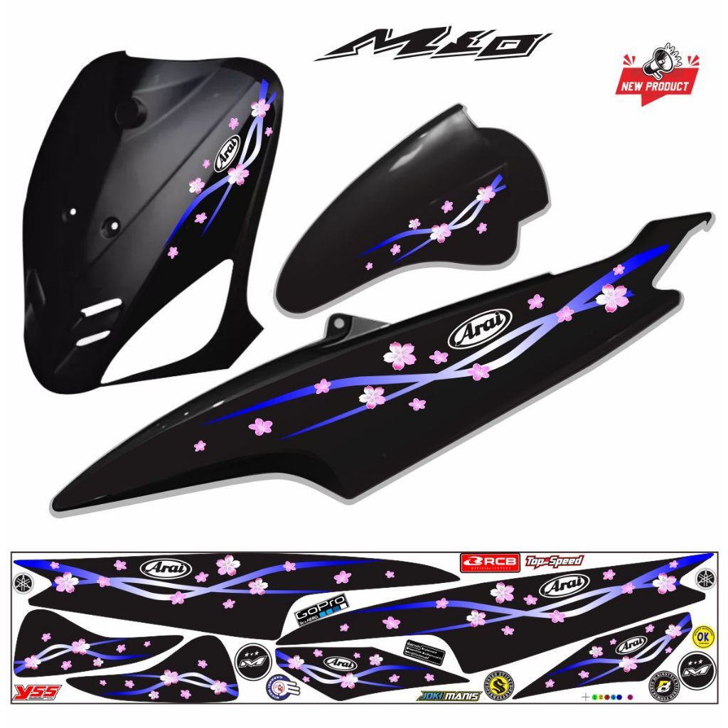 LIS VARIASI LIS STIKER STRIPING MOTOR MIO SMILE MIO SPORTY OLD VARIASI