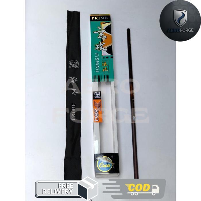 Joran Tegek Orca Prime 360 540 Kaku Ringan Enteng - 540, Tanpa Mika