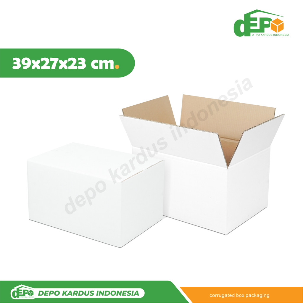Box 39X27X23 (BROMO) Kardus/Karton/Kemasan/Packaging/Normal/Doublewall/Tinggi10/Tinggi23