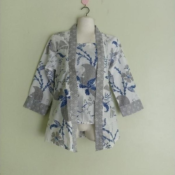 EXCLUSIVE BLUS BATIK MODEL KEBAYA KUTUBARU / KEBAYA BATIK KATUN
