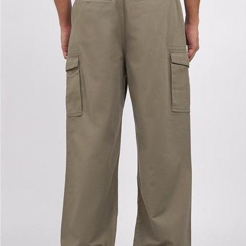 Wrangler Long Pants Cargo Loose Cargo 02A25 Olive