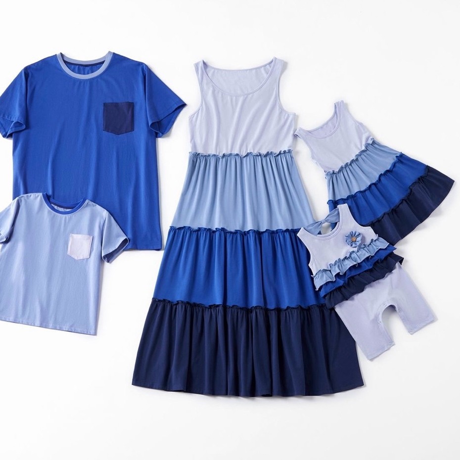 Baju Couple Drees kembar Baju Anak dress anak baju bayi
