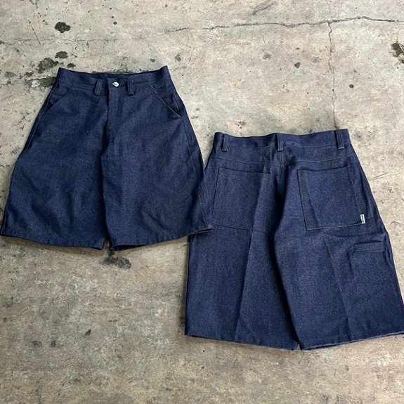 Baggy Jorts Raw Denim