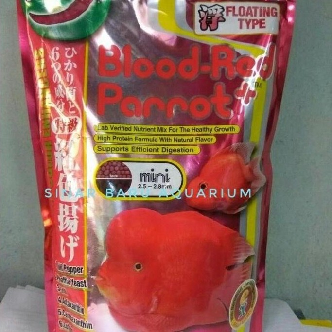 HIKARI BLOOD-RED PARROT + 333 gr ( mini )