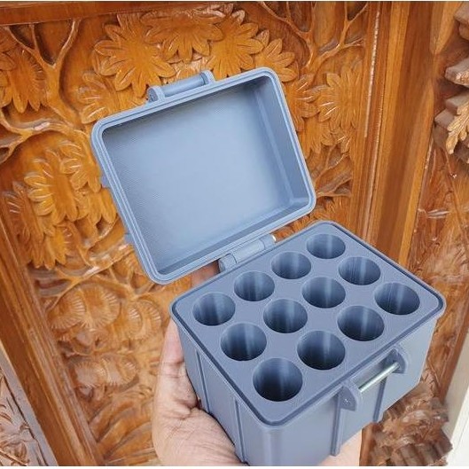 Rugged Case Baterai AA/AAA/18650, Kotak baterai AA/AAA/18650 - 18650