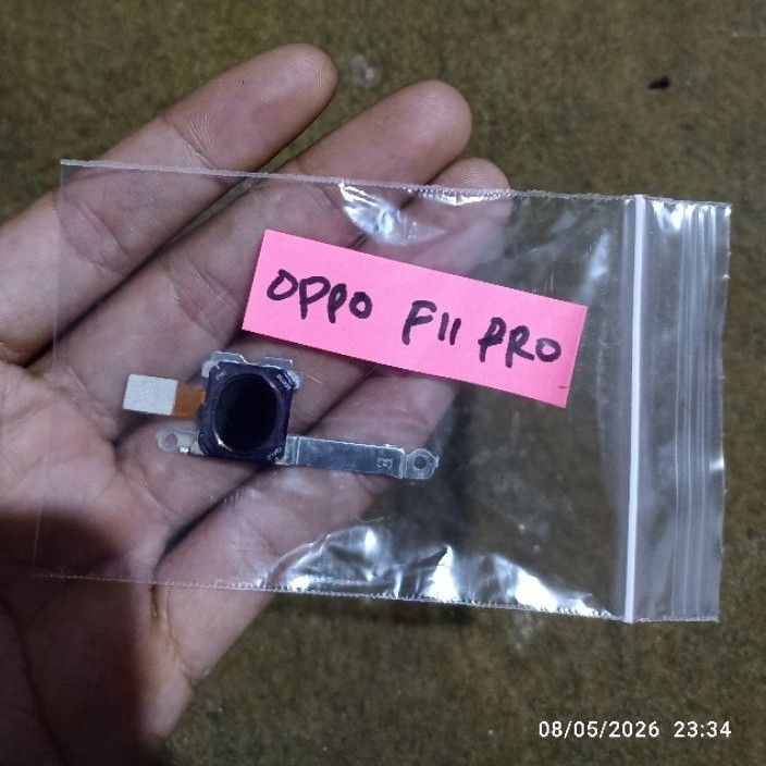 sidik jari atau fingerprint Oppo f11 pro bekas copotan original normal