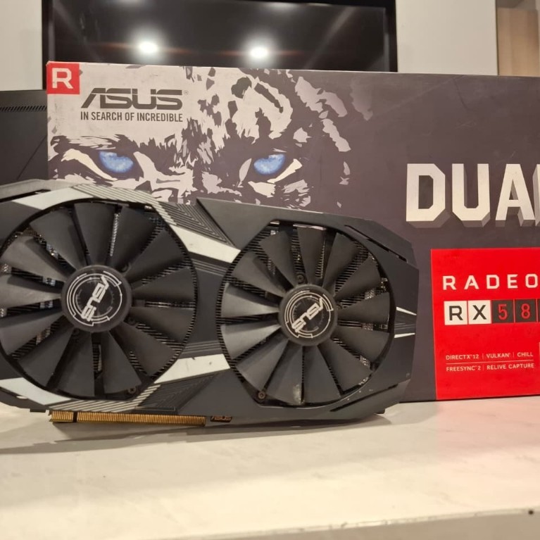 VGA ASUS Dual Radeon RX 580 / RX580 OC edition 8GB GDDR5 - VGA Second 2ND