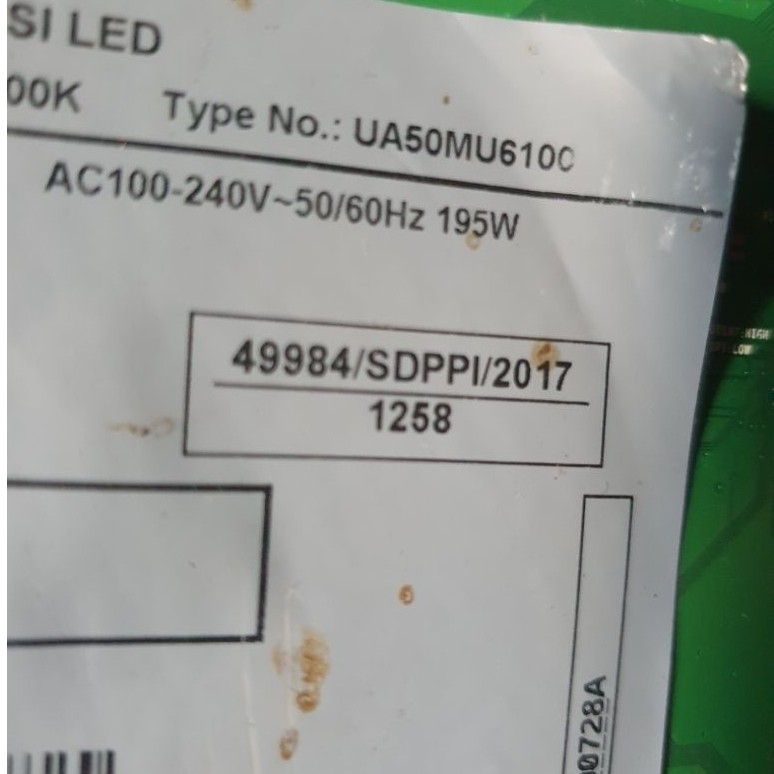 mainboard samsung ua50mu6100