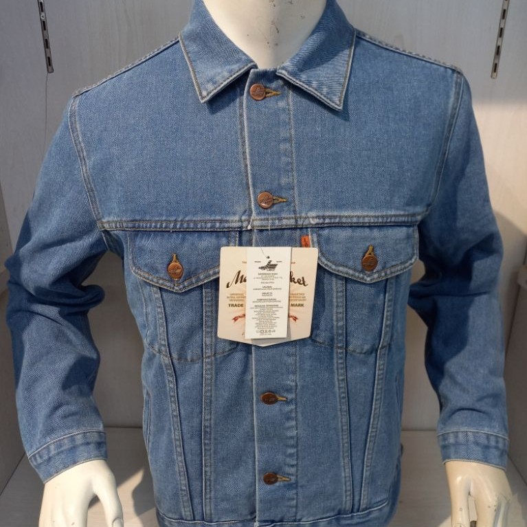 Jaket Denim Pria LEA Original Premium / Regular Fit Casual Stylish Cowok | Best Seller
