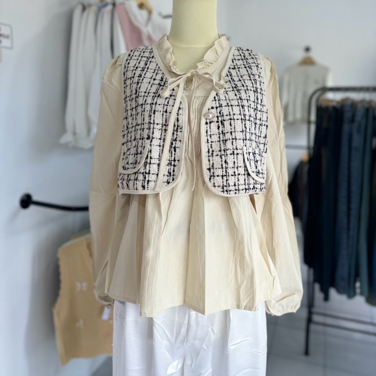 BLOUSE VEST ROMPI IMPORT