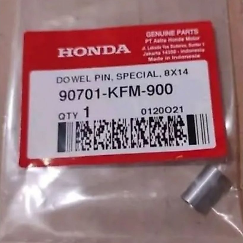 90701-KFM-900 HGO AHM 100% ORIGINAL PIN DOWEL SPECIAL 8X14 PIN DOWEL BEAT GRAN LEGENDA SUPRA 100 REV