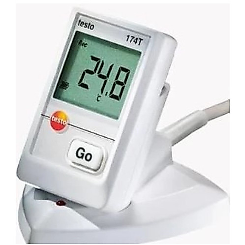 With the testo174T Mini temperature logger 174T temperature recorder