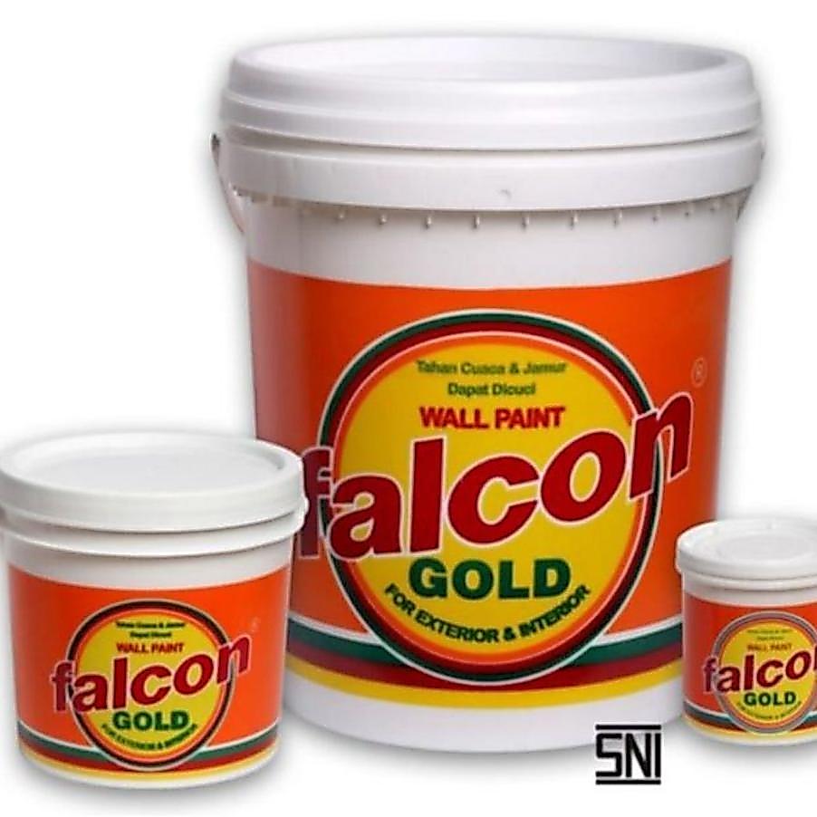 Cat Tembok Exterior Dan Interior Falcon Gold 4,5 Kg