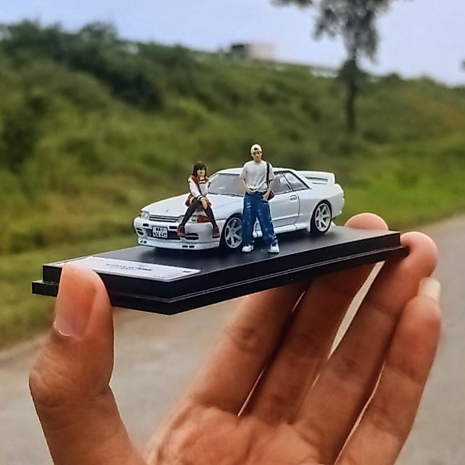 POPRACE GTR R32 WHITE | POP RACE R32 WHITE | DIECAST R32 | POPRACE R32 WHITE