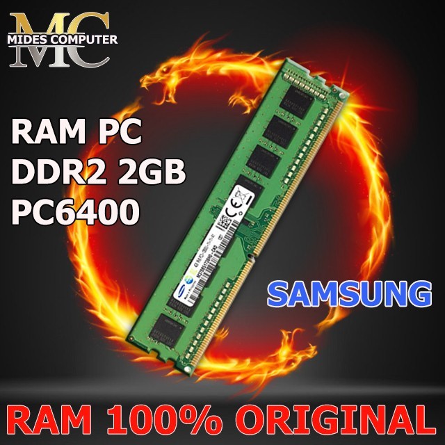 Memory Ram Pc Komputer DDR3 4GB /2GB  DDR2 2GB PC-12800/10600/6400 All merk