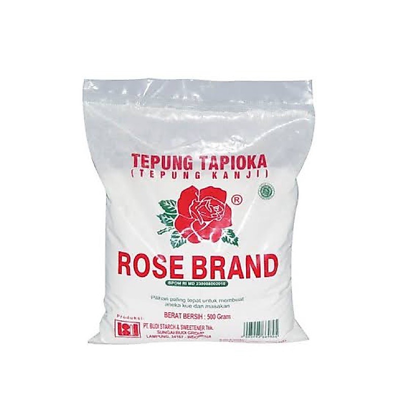 Tepung tapioka Rose Brand/Tepung Kanji/Tepung Rose Brand 500g