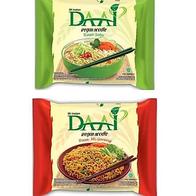 Mie Instan Daai Vegan Rasa Soto , Mie Goreng , Kari Vegan Noodle - Mamee Mie vegetarian