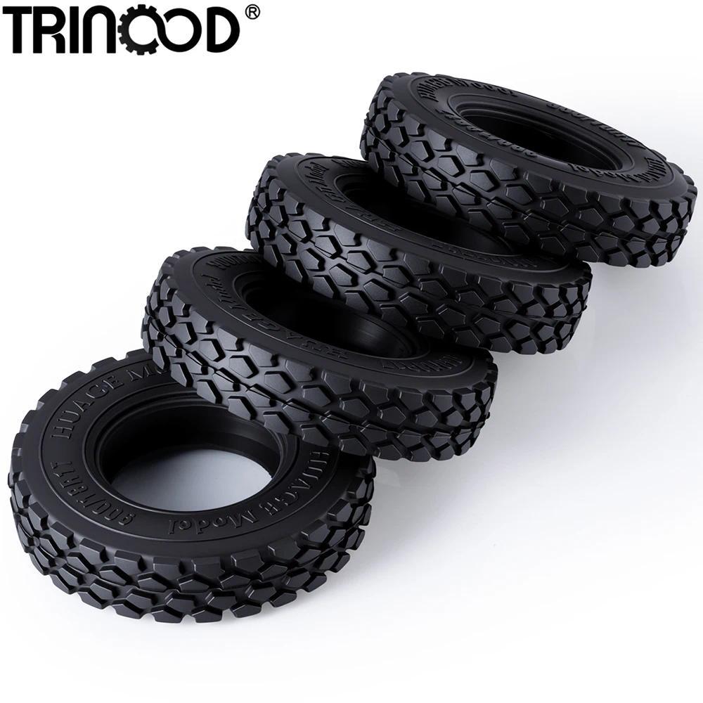 Ban Karet TRINOOD 65*16mm untuk 1/16 Tamiya Traktor Trailer Kargo Derek Truk Bagian Upgrade