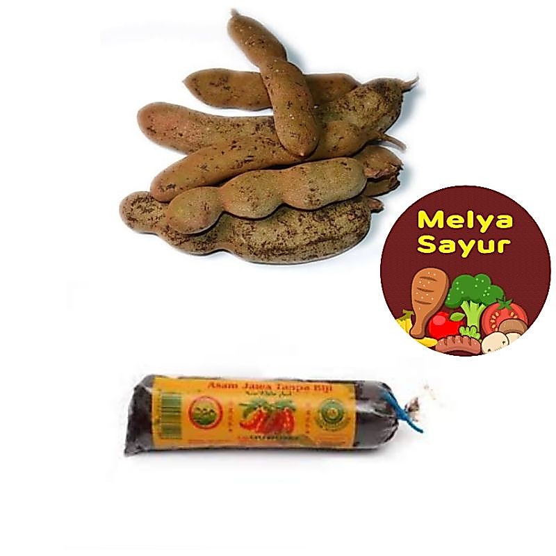 Sayuran segar - Asem mentah/ asem sayur/ asem kulit 100gr / Asem jawa mateng / asem jawa - melyasayu