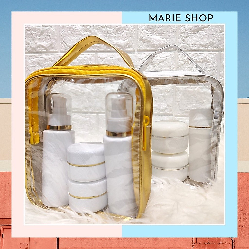 [ BRH ] POUCH KOSMETIK - TAS KOSMETIK - POUCH MIKA TRANSPARANT