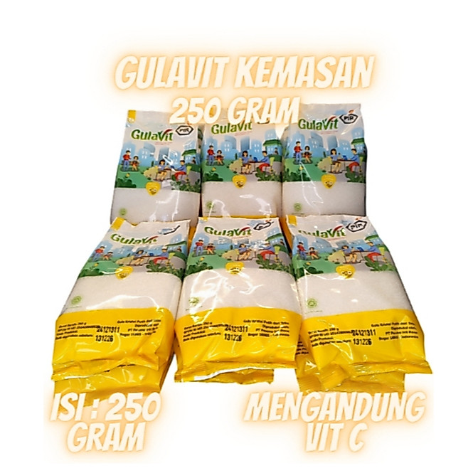 Gula Pasir Gulavit 250 Gram Gula Bervitamin