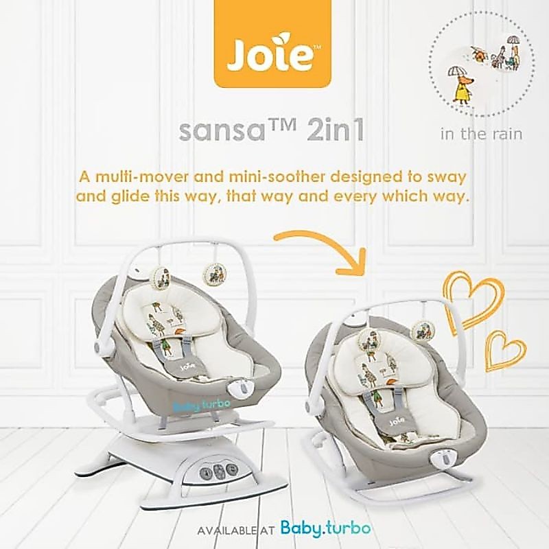 SOLD Preloved Joie Meet Sansa 2in1 Swinger Bouncer Rocker Ayunan Listrik Otomatis Automatic Swing Be