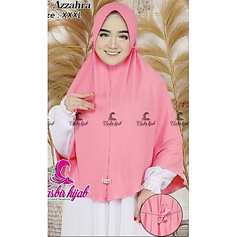 bergo plisket tali ulir jumbo