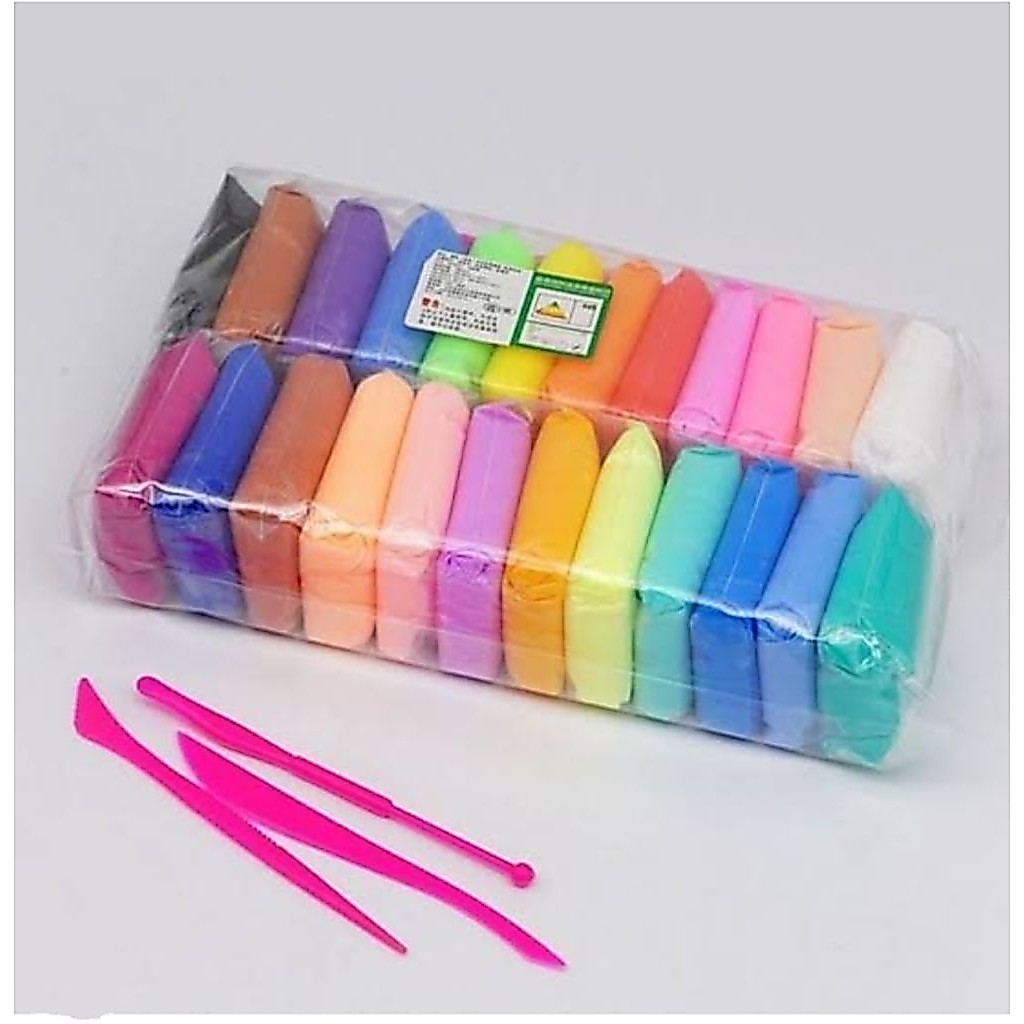 CLAY isi 12 warna clay untuk bermain di sekolah dan rumah bermain anak anak TK SD Paud playgroup nur